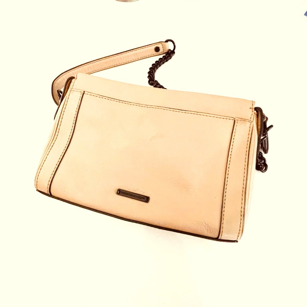 Rebecca Minkoff Leather Crossbody with Chain